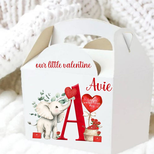 our little valentine personalised treat box