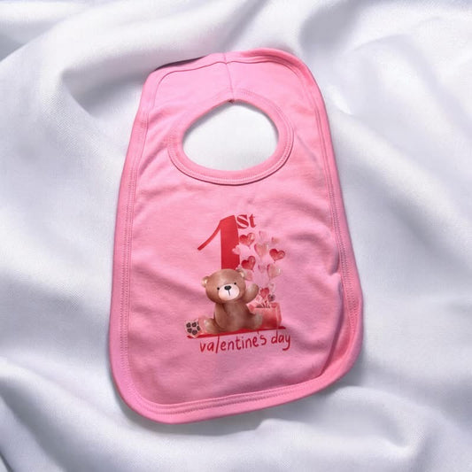 1st Valentine’s Day bib