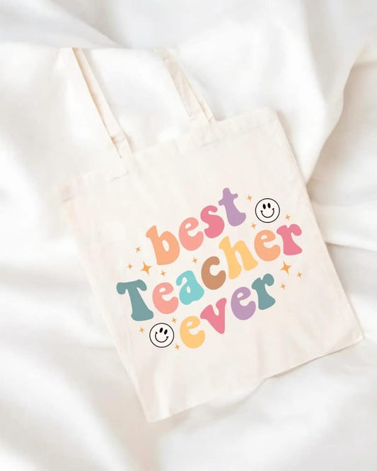 Best teacher eve tote bag