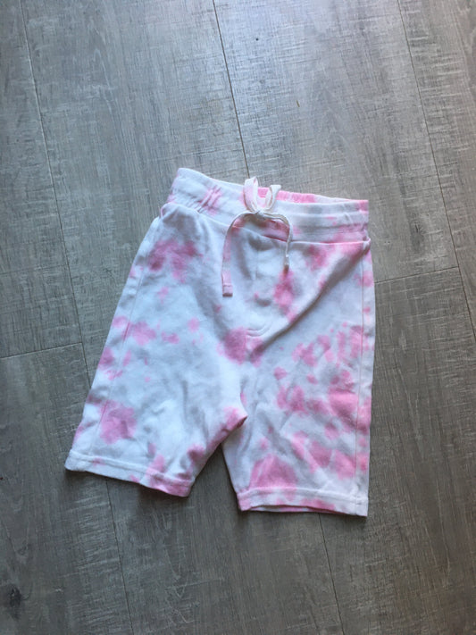 6/12m Pink tye dye shorts