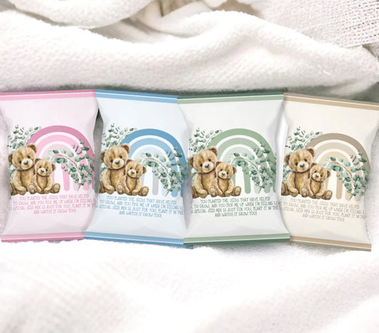 Rainbow bear planted the seeds to watch we grow seed packet (with seeds)