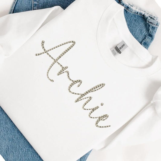 Personalised mocha t-shirt