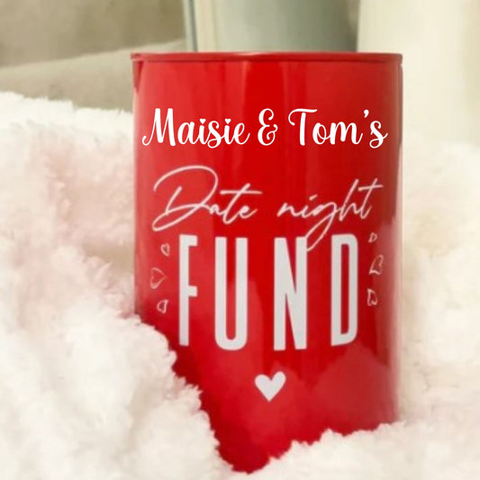 Personalised Date Night Fund Tin