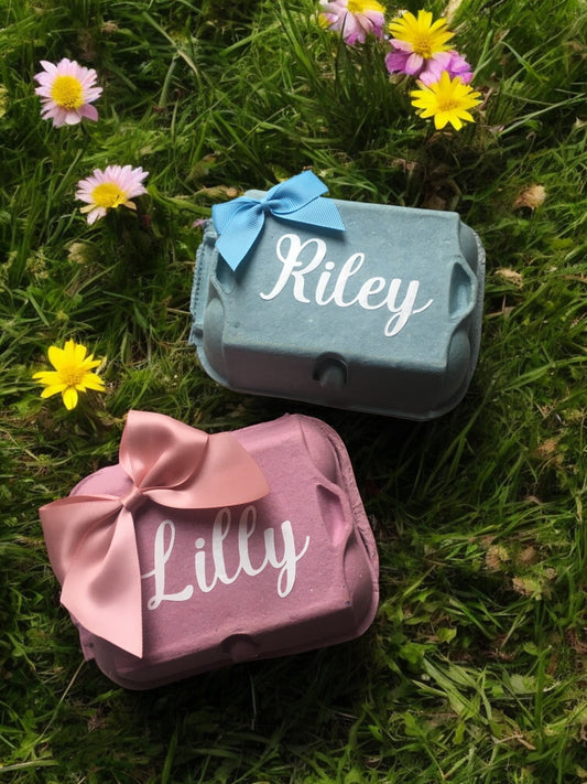 Personalised sweet filled Easter egg box