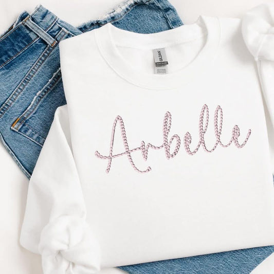 Personalised pink t-shirt