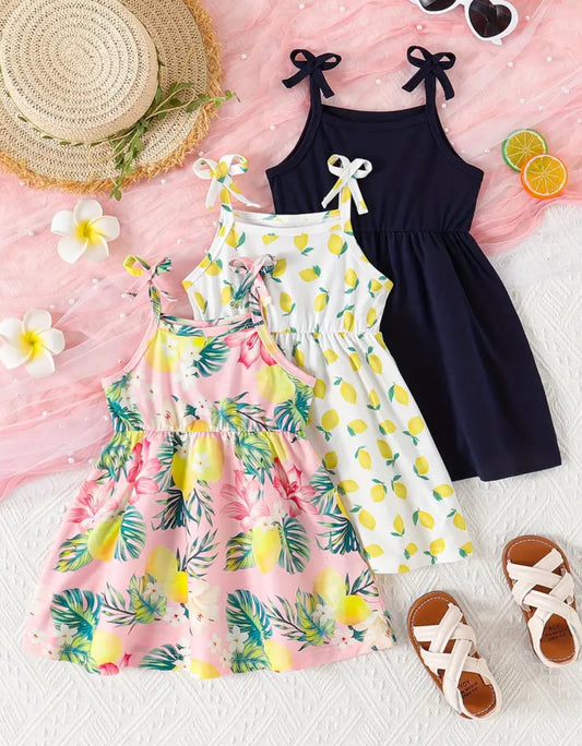 3 pack tropical summer dresses