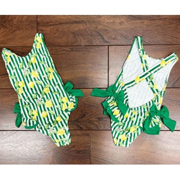 Green lemon swimsuit