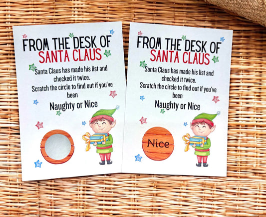 Elf scratch card