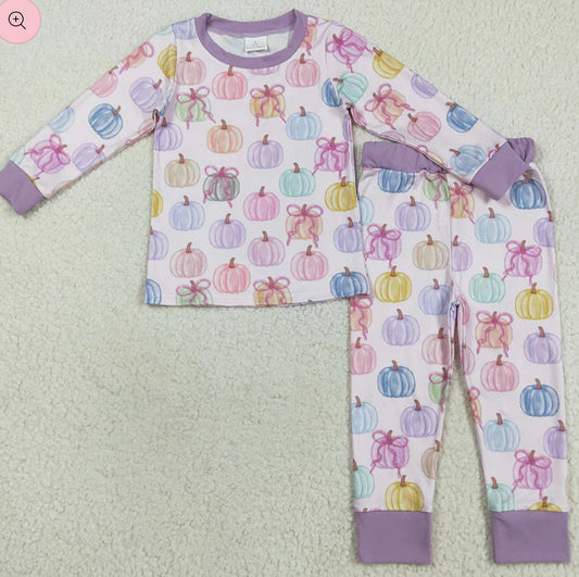Colourful pumpkins Halloween pyjamas