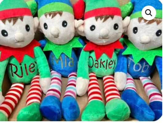 Personalised 15inch plush elf