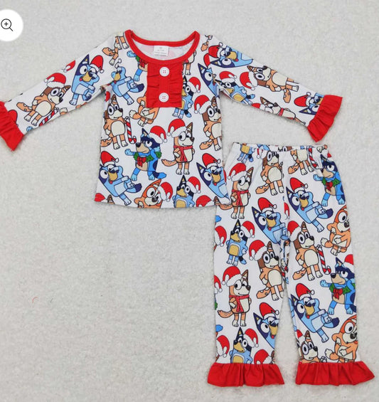 Bluey boy/girl matching Christmas pyjamas
