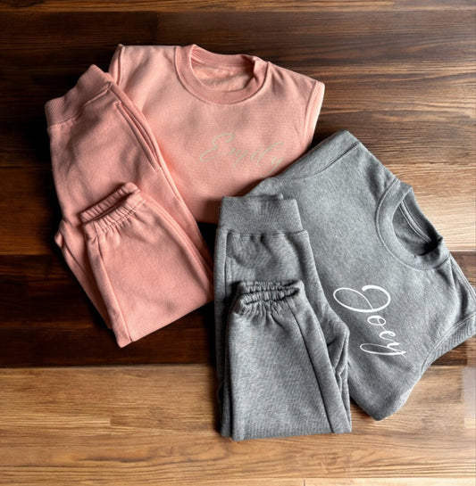 Personalised crew neck loungeset