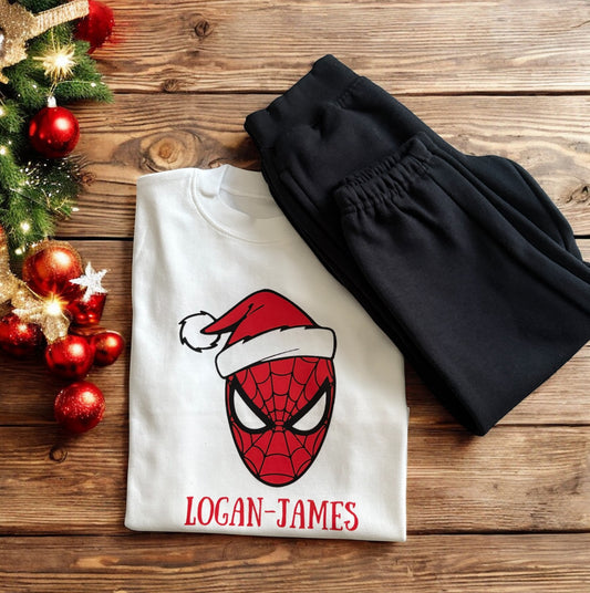 Custom character Christmas T shirt & jogger set