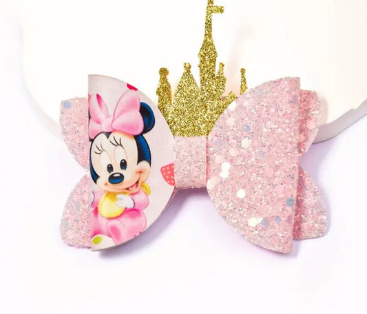 Minnie glitter bow