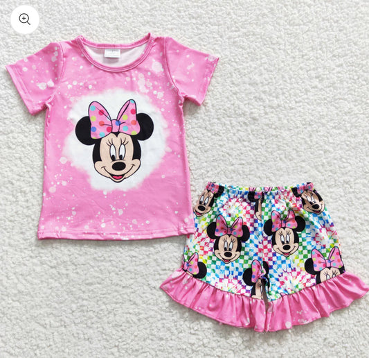 Minnie Mouse shorts set