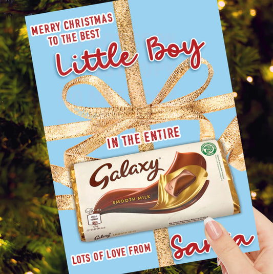 The best “ in the entire galaxy love from “ galaxy board - includes chocolate - blue