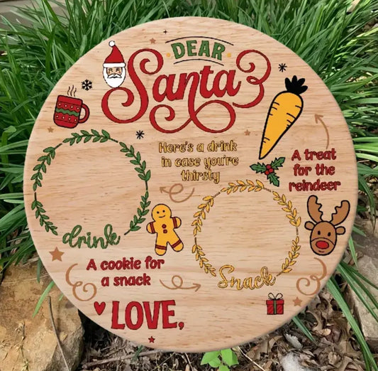 Santa snack board (can come personalised)