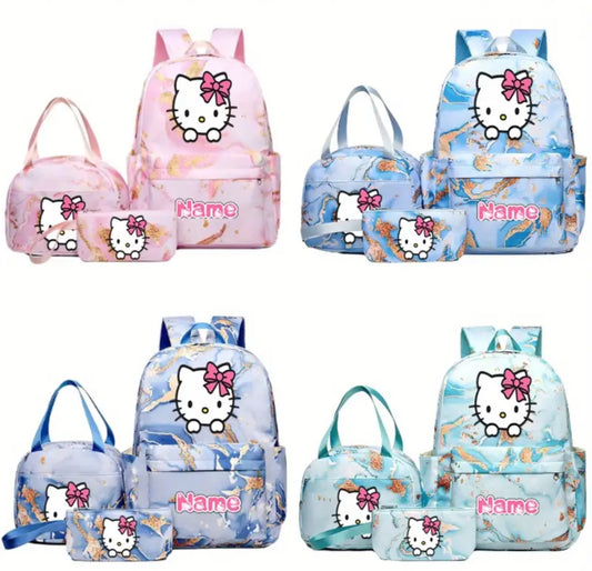 Hello kitty personalised 3PCS set