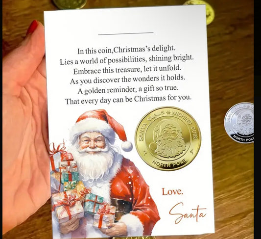 Santa magic coin