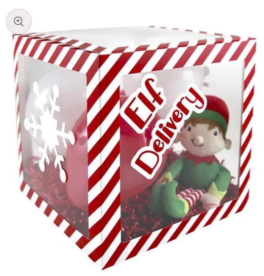 Elf delivery balloon box (elf not included)