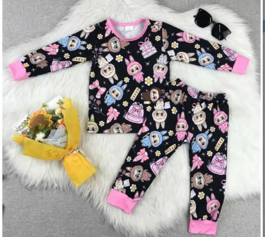 Boy/girl matching labubu pyjamas