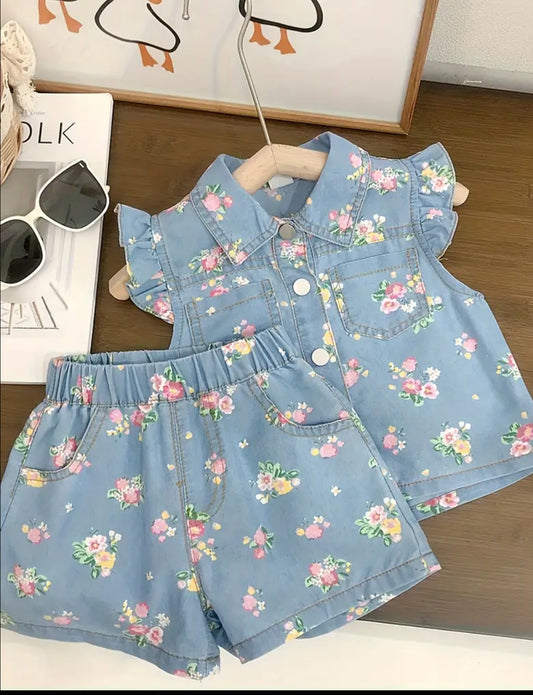 Denium effect floral set