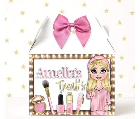 Make-up dolly personalised treat box
