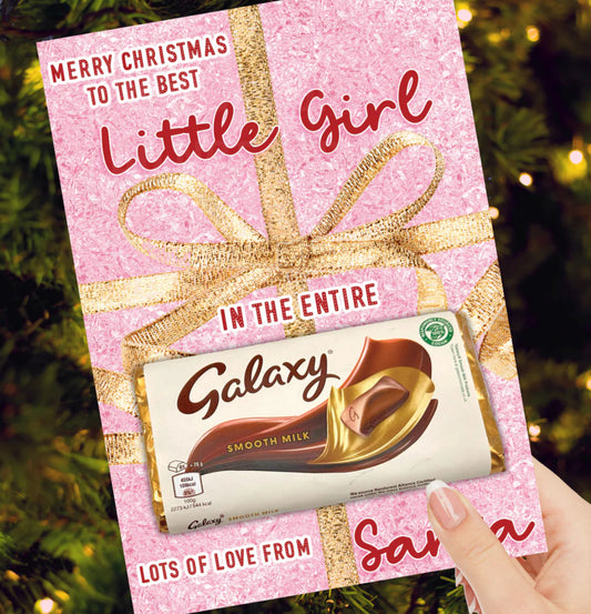 The best “ in the entire galaxy love from “ galaxy board - includes chocolate - pink