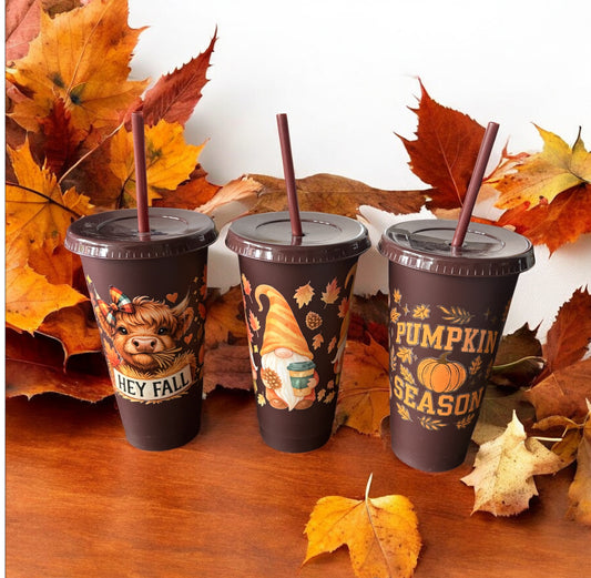 Autumn 24oz cold cup.