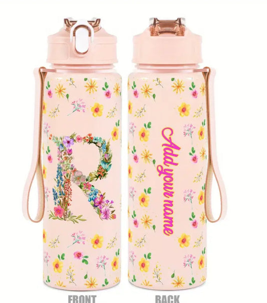 1 x PERSONALISED TOWEL & 1 X PERSONALISED WATER BOTTLE