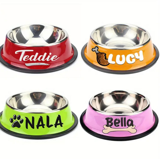 Personalised pet bowl