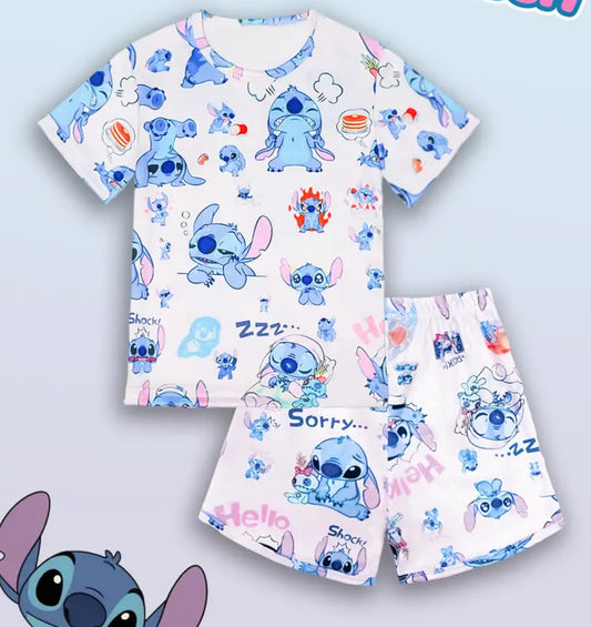 Stitch themed shorts set