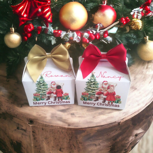 Personalised Christmas treat box