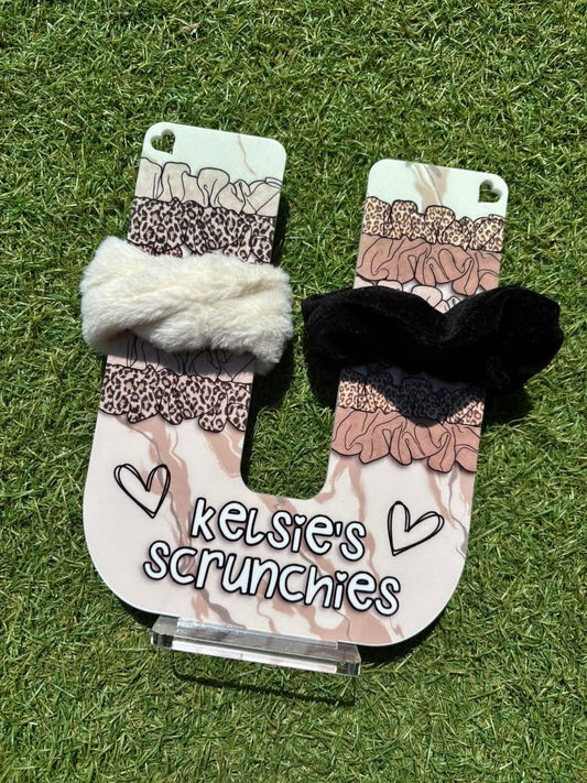 Personalised scrunchie holder