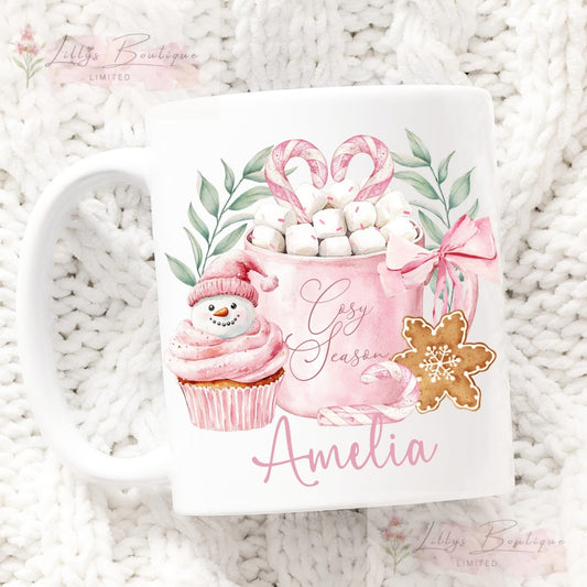 Personalised cosy season mug
