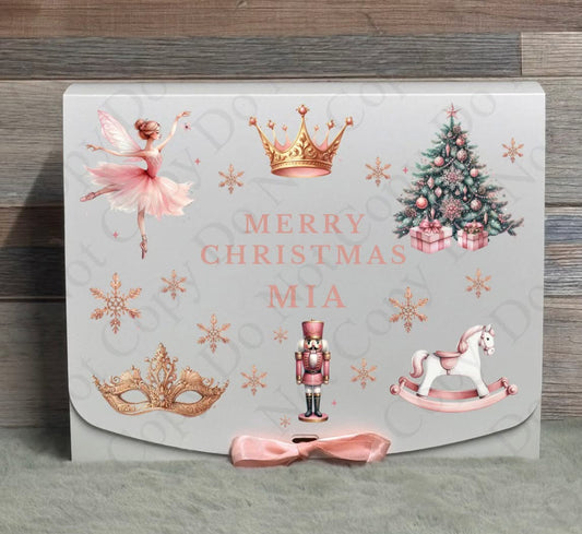 Christmas ballerina themed Christmas Eve box
