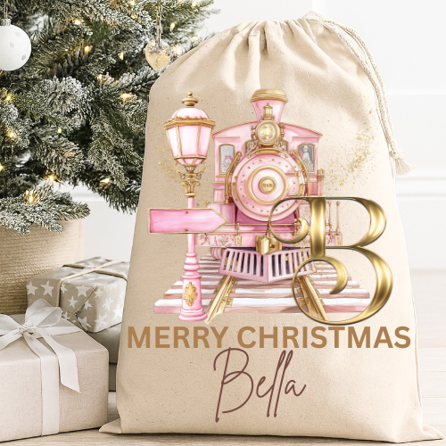 Express train Personalised initial sack