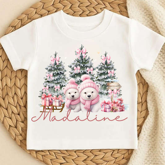 3 bears personalised T shirt