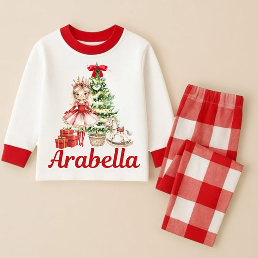 Sugar plum fairy personalised Christmas pyjamas