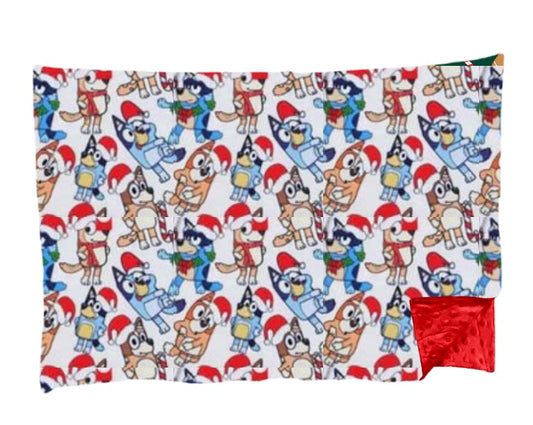 Bluey Christmas blanket