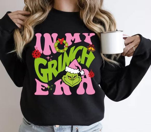 In my grinch era - adults/kids sweatshirt