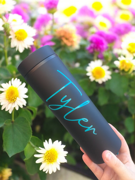 Teal Personalised Name Tumbler