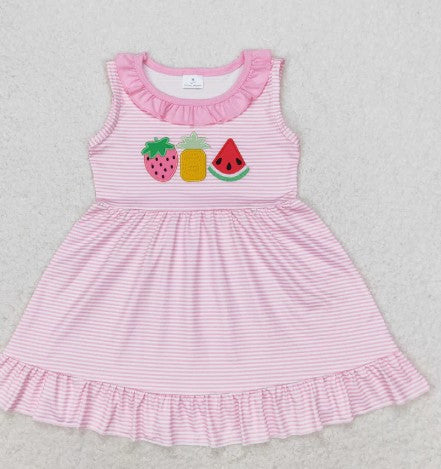 Little Fruit Embroidery Dress