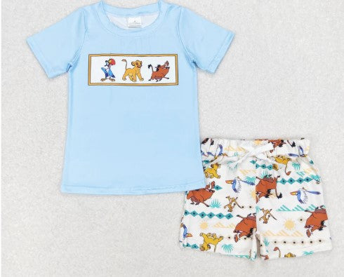 Little Lion Shorts Set