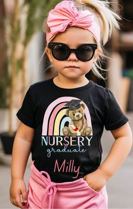 Personalised Nursery Graduate T-shirt