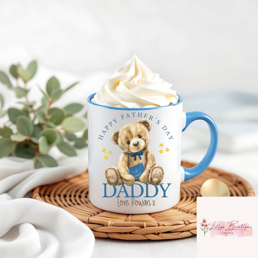 Personalised Fathers Day Daddy Mug