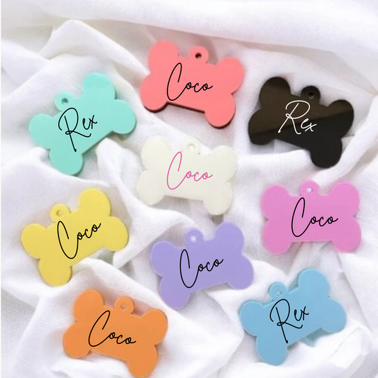 Personalised Acrylic Pet Tag