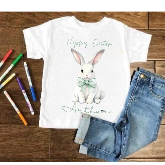 Personalised Easter T shirt (multiple colours)