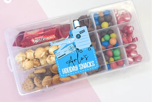 Travel Snack Box, - Blue