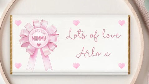 Worlds Best Mum Personalised Chocolate Bar